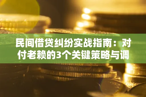 北京民间借贷纠纷实战指南：对付老赖的3个关键策略与调解盲区解析