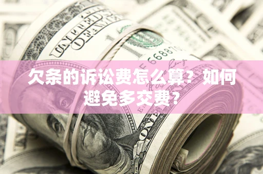 北京欠条的诉讼费怎么算？如何避免多交费？